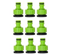 Dapetz ® 9 Pack Garden Hose Tap Connector, 1/2" & 3/4" BSP Threaded Faucets Kitchen Tap Connector Outdoor Garden Watering Fitting Quick Connector Set