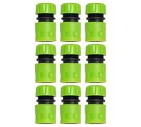 Dapetz ® 9Pack 1/2" Garden Hose Connectors Water Stop Feature Universal Gardening Accessory Quick Fitting Outdoor Watering Connection Set