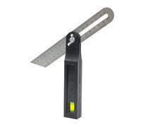 Dapetz ® Adjustable Carpentry Square Bevel Gauge Sliding Hardwood Handle Stainless Steel Blade Ruler T Bevel Angle Finder Craft Bevel Tool for Craftsman Carpenter Architect Engineer Woodworking