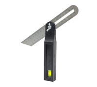 Dapetz ® Adjustable Carpentry Square Bevel Gauge Sliding Hardwood Handle Stainless Steel Blade Ruler T Bevel Angle Finder Craft Bevel Tool for Craftsman Carpenter Architect Engineer Woodworking