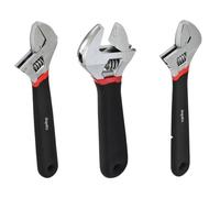 Dapetz ® Adjustable Spanner Wrench 6", 8" & 10" (150mm, 200mm & 250mm) with Large Jaw Opening - Adjustable Wrench for Plumbing, Bathroom Nuts, Pipe Fittings, DIY & Professional