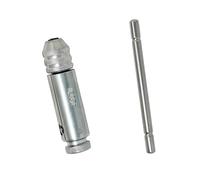 Dapetz ® Adjustable T-Handle Ratchet Tap Holder Threading Wrench Hand Machine Ratcheting Screw T-Shaped Tapping Thread Metric Plug Tapper Tool (M5-M12)
