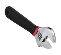 Dapetz ® Adjustable Wrench Spanner 6" 150mm Soft Grip Spanner and Pipe Wrench Extra Large Jaw Capacity 6" Bi-Material Opening Bathroom Nut Key Hand Tool DIY