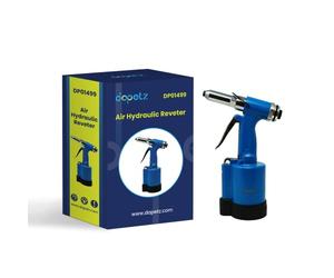 Dapetz ® Air Hydraulic Pneumatic Pop Riveter Rivet Gun Air Riveter Tool Labor Saving Rivet Riveting Nut Nail Insert Hand Tool Set, 3/16-inch 5/32-inch 1/8-inch 3/32-inch Nosepieces