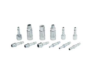 Dapetz ® Air Line Fitting Hose End Connector for PCL Vertex Compressor AirHose Male Female Quick Release Push Fit Hose End 12PC Set