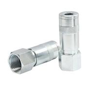 Dapetz Air Line Fitting Quick Release Push Fit For Pcl Vertex Compressor Air Hose 1/4" Femalethread 2Pc