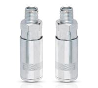 Dapetz Air Line Fitting Quick Release Push Fit For Pcl Vertex Compressor Air Hose 1/4" Male Thread 2Pc