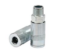 Dapetz Air Line Fitting Quick Release Push Fit For Pcl Vertex Compressor Air Hose 3/8" Male Thread 2Pc