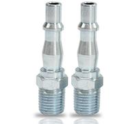 Dapetz Air Line Hose Fitting Connector For Compressor Air Hose 1/4" Male Thread Bayonet For Pcl Vertex 2Pcs