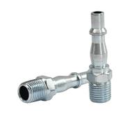 Dapetz ® Air Line Hose Fitting Connector for Compressor Air Hose 1/4" Male Thread Bayonet for PCL Vertex 2Pcs