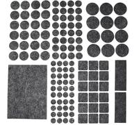 Dapetz ® Black Felt Furniture Pads Floor Protectors for Chairs & Tables with Many Big Sizes Multi-Surface Cushioning No Residue Adhesive Protect Any Type of Hardwood & Laminate Flooring (Pack of 106)