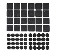 Dapetz ® Black Felt Furniture Pads Floor Protectors for Chairs & Tables with Many Big Sizes Multi-Surface Cushioning No Residue Adhesive Protect Any Type of Hardwood & Laminate Flooring (Pack of 60)