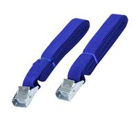 Dapetz ® Cam Buckle Tie Down Straps - UV Resistant Cargo Car Roof Rack Straps, 8ft 2.5m x 1in 25mm, 550lbs 250kg Break Strength, Cam Straps with Buckle (2 Pack, Blue)