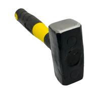 Dapetz ® Club Hammer 2.2lb/ 1Kg Heavy Duty Forged Steel Head Sledge Hammer with Fiberglass Shaft Non Slip Rubber Grip Absorbing Handle Demolition Construction