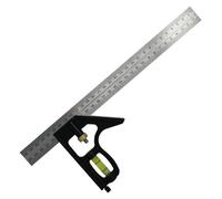 Dapetz Combination Square 300mm Metric Metal Carpenter Square With Stop Ruler And Scribing Tool For Woodworking Measuring Diy Use