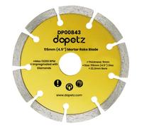 Dapetz ® Diamond Disc Mortar Raking Disc 115mm 4.5" Diamond Pointing Raker Disc Angle Grinder Blade Masonry Ideal for Grinding Crimped Mortar for Re-Pointing Work Mortar Raker