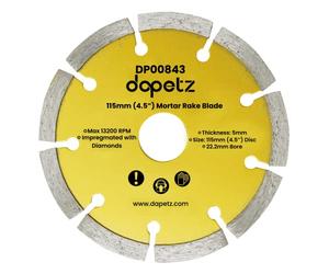 Dapetz ® Diamond Disc Mortar Raking Disc 115mm 4.5" Diamond Pointing Raker Disc Angle Grinder Blade Masonry Ideal for Grinding Crimped for Re-Pointing Work Raker