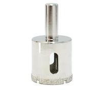 Dapetz ® Diamond Drill Bit, 30mm Glass Hole Saw Core Drill Bit with Diamond Surface Coating, for Glass/Tile/Ceramic/Marble/Limestone/Fiberglass/Porcelain Cutting