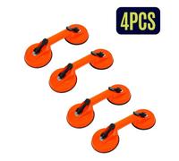 Dapetz Double Glass Suction Cups Lifter Vacuum Plate Handle Dual Pads Glass Lift For Dent Puller 70 Kg Lifting Capacity 4Pcs
