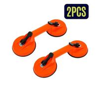 Dapetz Double Glass Suction Cups Lifter Vacuum Plate Handle Dual Pads Glass Lift For Dent Puller 70 Kg Lifting Capacity 2Pcs
