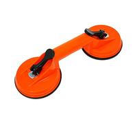 Dapetz ® Double Glass Suction Cups Lifter Aluminum Vacuum Plate Handle Dual Pads Glass Suckers to Lift Large Glass/Floor Gap Fixer/Tile Also for Lifting/Dent Puller, 70 kg Lifting Capacity