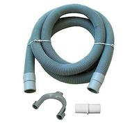 Dapetz ® Drain Hose 3M Long Extension Pipe Kit for Washing Machine Washer Dryer Dishwasher Flexible Universal Waste Hose kit with U-Bend Hose Holder and Connector