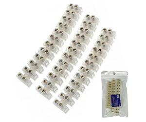 Dapetz® Electrical Connector Blocks Kit 3 Values 3A 5A 10A Terminal Block Strip 3 5 10 Amp Electric Wire Connectors Connecting for Wiring Cable Join & Secure Electrical Wiring