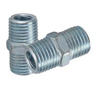 Dapetz ® Equal Union Connector 1/4" BSP Taper Thread Double Male Equal Union Air Line Hose Connector Airline Fitting Joins 2 Female Connector Coupler