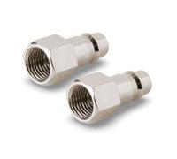 Dapetz Euro Airline Hose Fitting Connector Quick Release Euro Male To 1/4" Bsp Female Thread 2Pcs