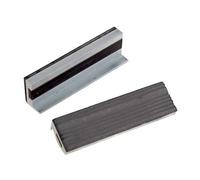 Dapetz ® Expert Soft Jaws for Engineers Vice Professional Tool, Rubber Surfaces Protect Soft Materials Magnetic Base for Easy Positioning 1 Pair 100mm