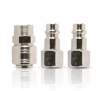 Dapetz ® Female Euro Air Line Hose Fitting Connector Quick Release Push Fit Coupler Female 1/4" BSP Thread 3Pcs