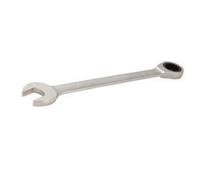 Dapetz ® Fixed Head Ratchet Metric Spanner Open End Ring 27mm, Mirror Polished, Raised Panel Spanner, Chrome Vanadium Steel Under Narrow Space Condition Combination Spanner Suitable for Mechanics
