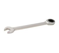 Dapetz Fixed Head Ratchet Metric Spanner Open End Ring Combination 14mm Polished Raised Panel Spanner