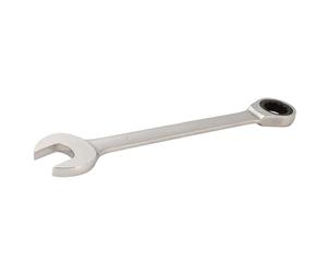 Dapetz ® Fixed Head Ratchet Spanner 32mm, Ratcheting Combination Wrench Metric Chrome Vanadium Steel Forged Combination Wrench Open End Spanner, 72-Tooth Ratchet