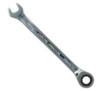 Dapetz ® Fixed Head Ratchet Spanner Ratcheting Combination Wrench Chrome Vanadium Steel Fixed Head Gear Wrench Open End 10mm Spanner Under Narrow Space Condition