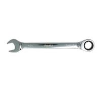Dapetz ® Fixed Head Ratchet Spanner Ratcheting Combination Wrench Chrome Vanadium Steel Fixed Head Gear Wrench Open End 17mm Spanner Under Narrow Space Condition