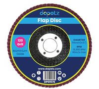 Dapetz ® Flap Discs 115mm 120 Grit Grinding Discs 4.5" Aluminum Oxide 1 Piece Grinding and Sanding Discs for Angle Grinder Metal Wood and Stainless Steel