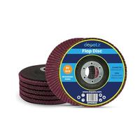 Dapetz ® Flap Discs 115mm 4.5" 80 Grit Aluminum Oxide Grinding Discs Sanding Discs for Angle Grinder to Sanding Grinding Metal, Wood and Stainless Steel Pack of 5PC