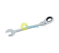 Dapetz ® Flexible Head Ratchet Spanner Metric Wrench 24mm Chrome Vanadium Steel Combination Spanner for DIY Hand Tools Car Bicycle Repair Home Workshop