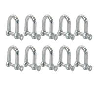 Dapetz® Galvanised Commercial D-Shackle Ring M10 - Pack of 10