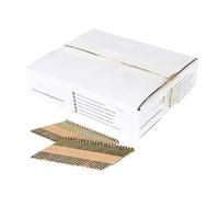 Dapetz ® Galvanised Ring Nails 75mm Paper Collated Clipped D-Head Air Framing Nails for Nailer Guns Home Decor, Woodwork, Furniture Outdoor, Fence and Crafts DIY (Pack of 400)