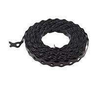 Dapetz ® Galvanised Steel Band Metal Fixing Strap with Perforated Holes, Builders All Round Band 10 Meter Roll (12mm Black)
