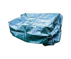 Dapetz ® Garden Bench Covers Waterproof 5ft, Outdoor Patio Bench Cover 2 seater, (1.6m) with Corner Eyelets and Securing Ropes, Anti-UV Wind Waterproof Polyethylene Furniture Cover, Green