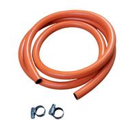 Dapetz Gas Hose Pipe 2M For Propane Lpg Gas Bbq Camping Motorhome With 2 Clips Compatible With All 8mm Hose End Regulators