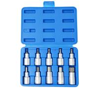 Dapetz ® Impact Allen Key Socket Set Metric Allen Hex Bit 10 PC Set H4mm - H19mm, for car Work Change Brakes, CR-V Drive Socket and S2 Alloy Steel Bit with Storage Case, 1/2 Inch