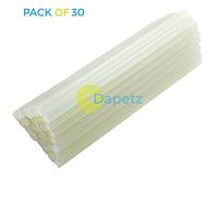 Dapetz ® Hot Glue Sticks 11mm x 200mm (30 Pieces) Mini Melt Glue Gun Sticks, Premium A+, Bonding Metal, Wood, Glass, Card, Fabric, Plastic, Ceramics and Light Gauge Metal.