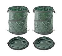 Dapetz ® Large 85L Heavy Duty Pop-Up Garden Waste Bag with Handles - Reusable & Strong Refuse/Rubbish Sack for Garden Clean up (PACK OF 2)