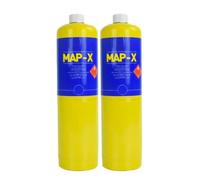 Dapetz ® Mapp Pro Propane Gas Canister Cartridge Disposable Cylinder Bottle for Blow Torch Tools Plumbing Canisters for Plumbers Soldering Torch Mechanics Burns 20% Hotter Than Propane (Pack of 2)