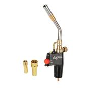 Dapetz ® MAPP Propane Torch, High-Intensity Hot Turbine Flame - Multi-Purpose Trigger Start Torch for Brazing, Barbecue, Cooking, Soldering Plumbing