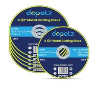 Dapetz ® Metal Cutting Discs 115mm Stainless Steel For Angle Grinder 115 x 1 x 22.2mm High Performance Grinder Discs With 22.2mm Bore For Precise Cutting & Smooth Grinding 5PCS